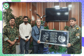 تقدیر و قدردانی رییس هیات آمادگی جسمانی و تندرستی خراسان رضوی از فرمانده یگان ویژه استان خراسان رضوی به مناسبت هفته انتظامی
